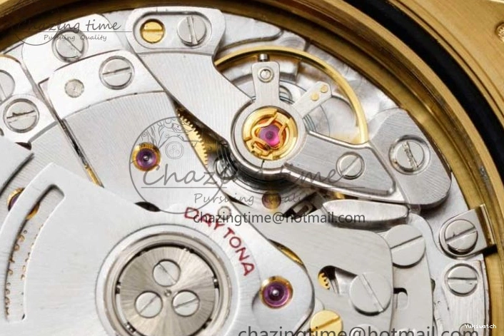 QF Dial Rubber Oysterflex on Daytona SA4130 Edition 1:1 Best Black Strap 116518 0409